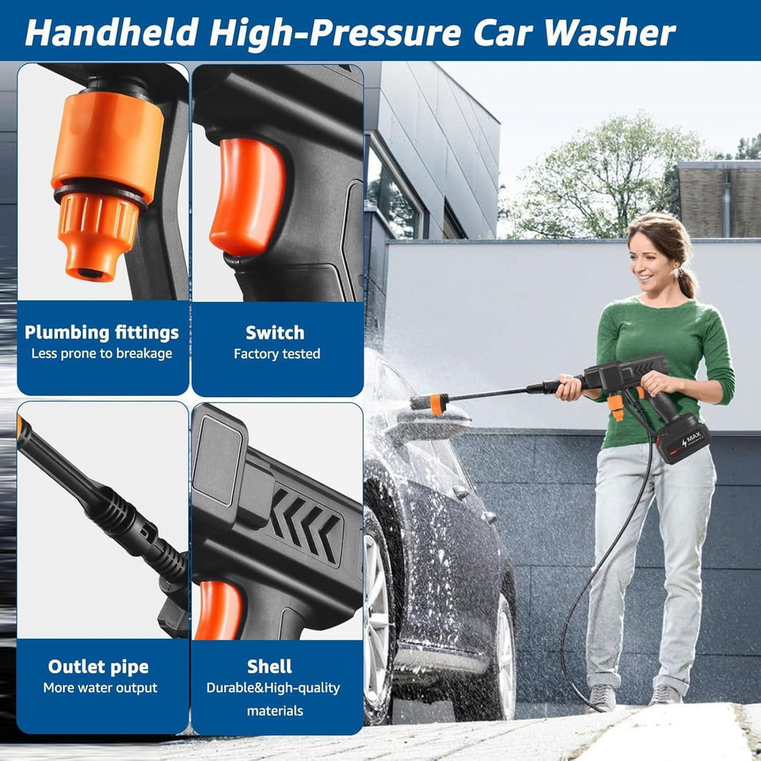 High Pressure Water Cleaning Gun